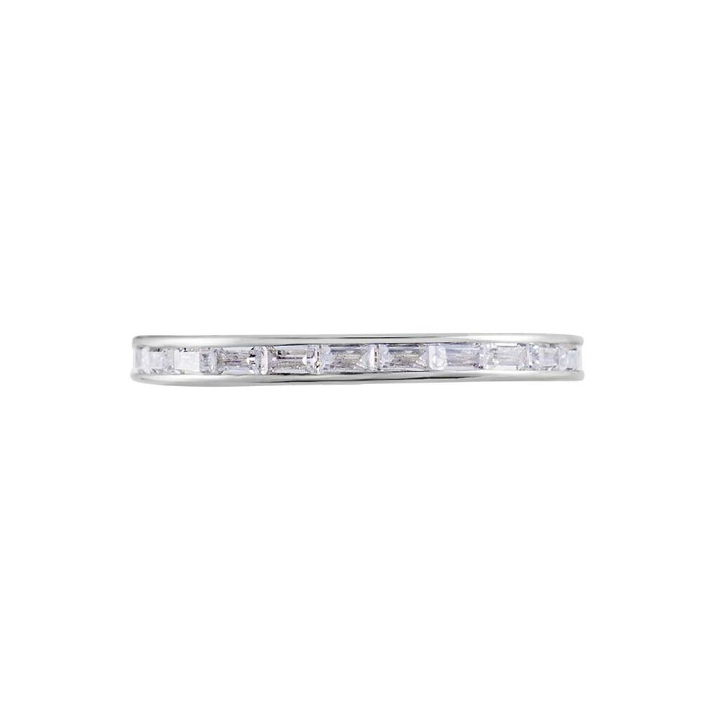 Bague Val Argent Blanc Oxyde De Zirconium - Bagues avec pierre Femme | Histoire d’Or
