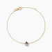 Bracelet Goutte Or Jaune Améthyste - Bracelets Femme | Histoire d’Or