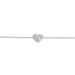 Bracelet Samia Argent Blanc Oxyde De Zirconium - Bracelets Femme | Histoire d&rsquo;Or
