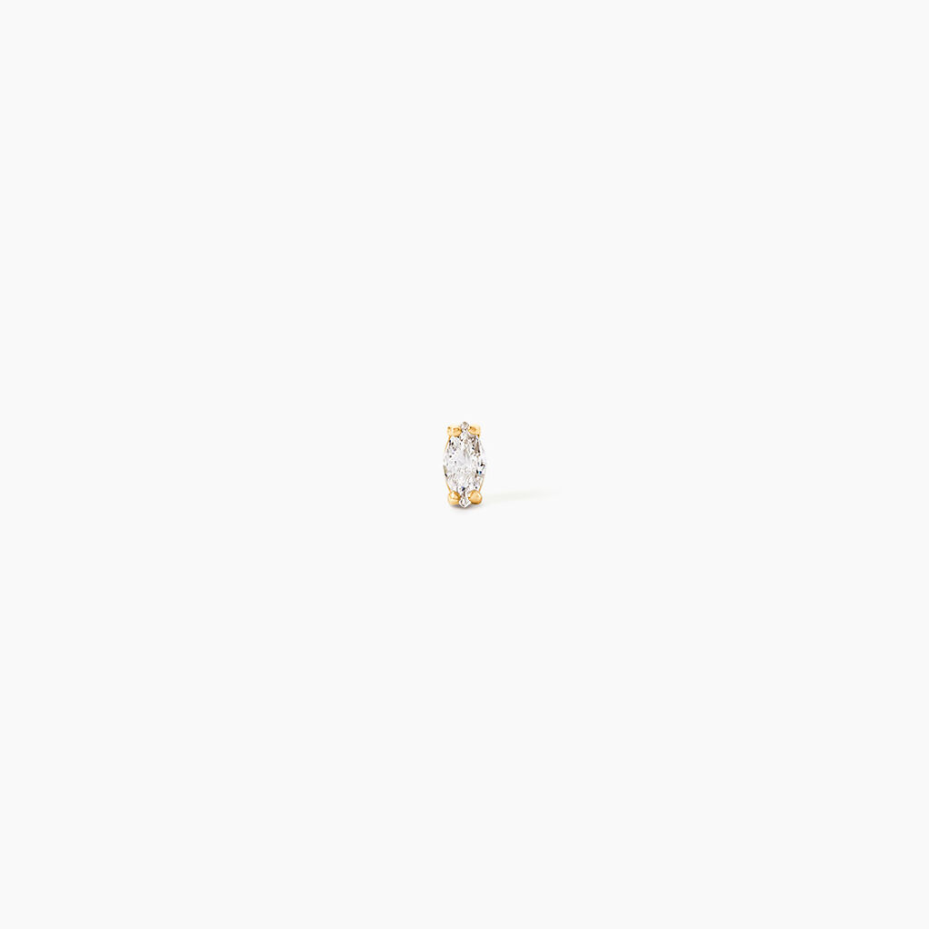 Piercing D'oreille Or Jaune Albiza Oxyde De Zirconium - Piercing H&eacute;lix Femme | Histoire d&rsquo;Or