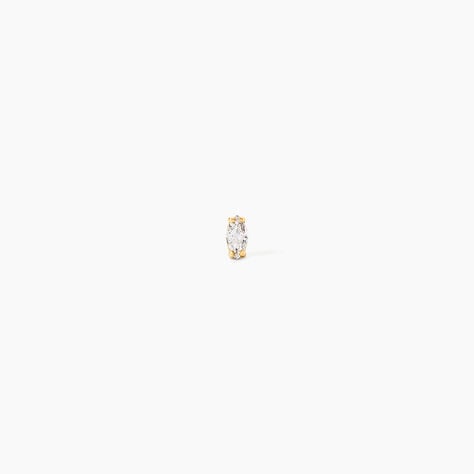 Piercing D'oreille Or Jaune Albiza Oxyde De Zirconium - Piercing H&eacute;lix Femme | Histoire d&rsquo;Or