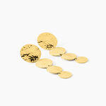 Boucles D'Oreilles Pendantes Amaelle Acier Jaune - Boucles d'oreilles fantaisie Femme | Histoire d&rsquo;Or