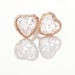 Boucles D'oreilles Puces Kadidjatou Or Rose Oxyde De Zirconium - Clous d'oreilles Famille | Histoire d’Or