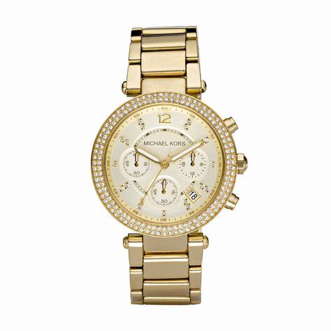 Montre Michael Kors Parker Chrono Champagne - Montres Femme | Histoire d’Or