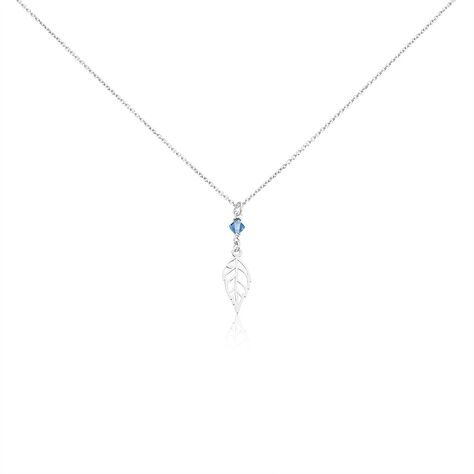 Collier Argent Blanc Angelika Pierres Synthetiques - Ras de cou Femme | Histoire d’Or