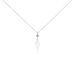 Collier Argent Blanc Angelika Pierres Synthetiques - Colliers Plume Femme | Histoire d’Or
