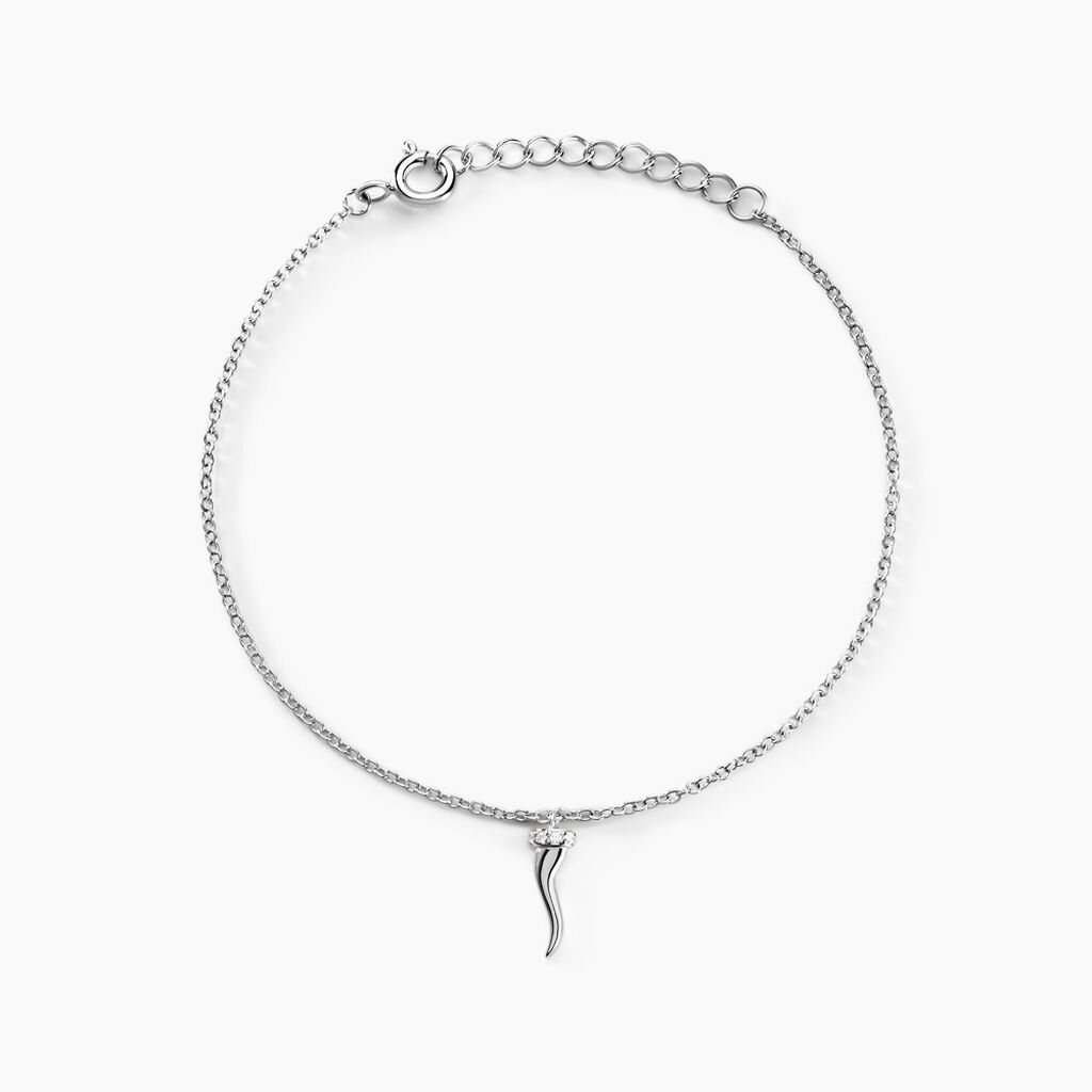 Bracelet Amalthee Argent Blanc Oxyde De Zirconium - Bracelets Femme | Histoire d&rsquo;Or