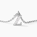 Collier Neruda Argent Blanc Oxyde De Zirconium - Colliers fantaisie Femme | Histoire d&rsquo;Or