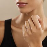 Bague Solitaire Hemera Or Blanc Diamant - Bagues solitaires Femme | Histoire d&rsquo;Or