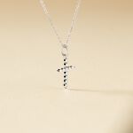 Collier Norine Argent Blanc Oxyde De Zirconium - Colliers fantaisie Femme | Histoire d&rsquo;Or
