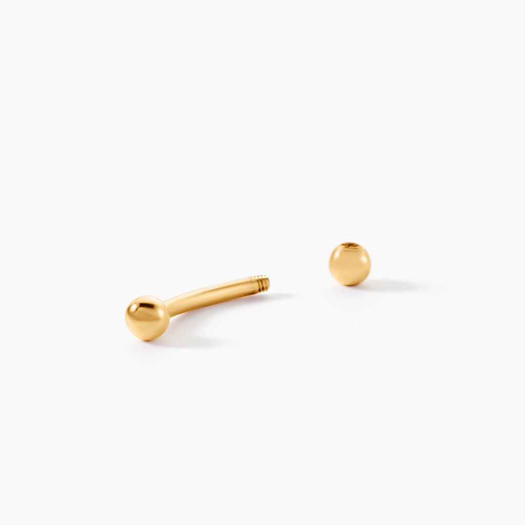 Piercing D'oreille Et/ou D'arcade Bolek Or Jaune - Bijoux Famille | Histoire d’Or