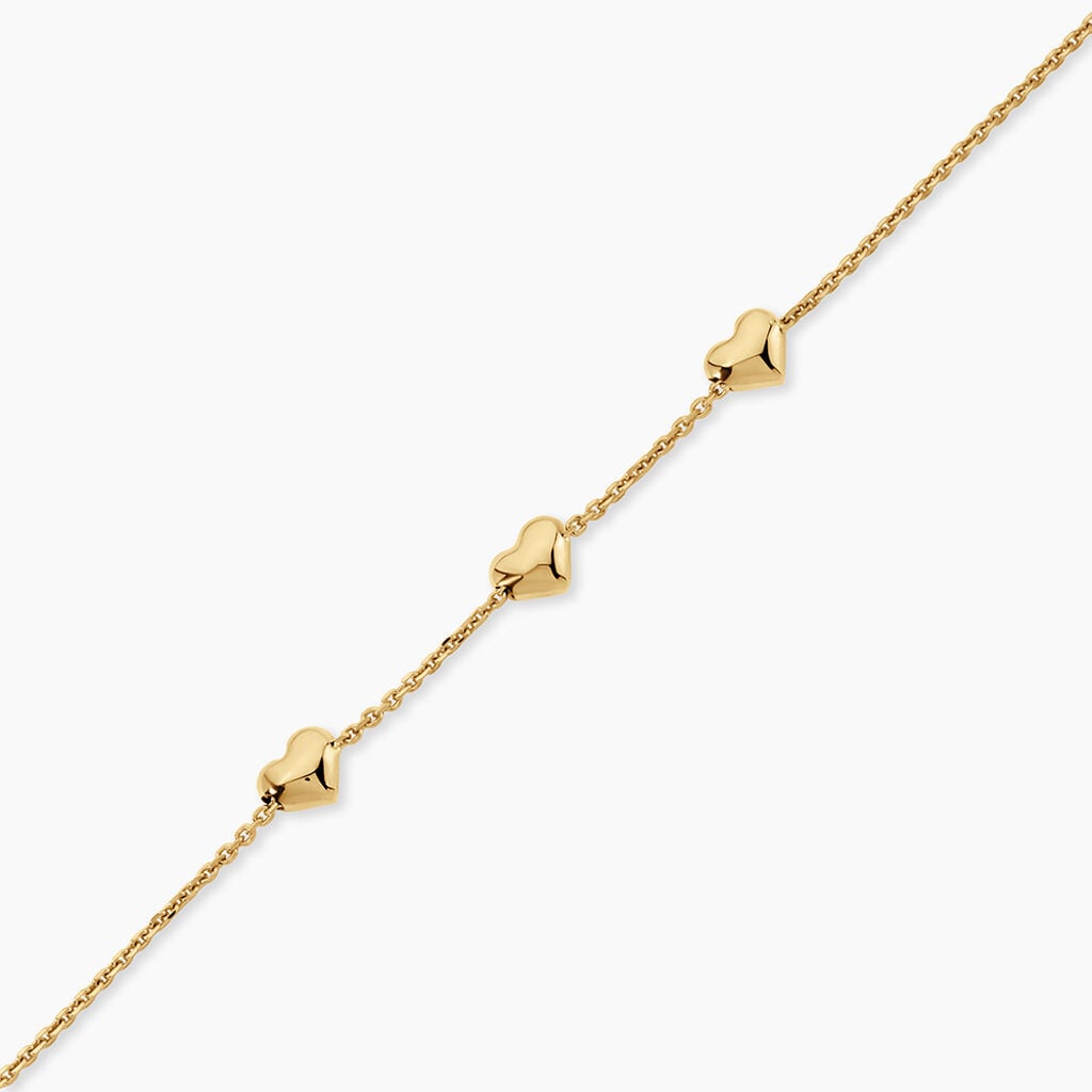 Bracelet Polly Argent Dor&eacute; A L'Or 750/1000 - F&ecirc;te des m&egrave;res Femme | Histoire d&rsquo;Or