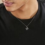 Pendentif Ionia Lettre Or Blanc - Pendentifs Famille | Histoire d&rsquo;Or