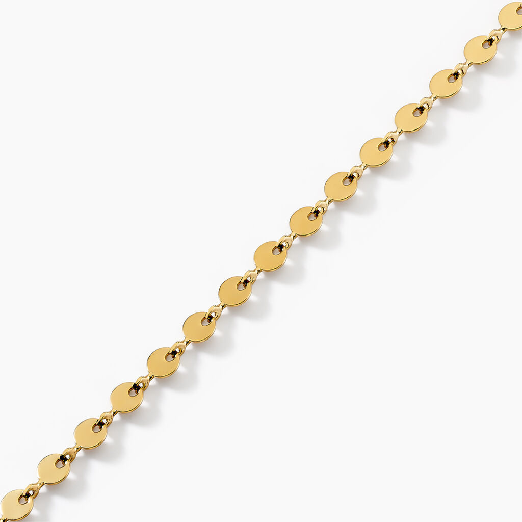 Bracelet Eva Acier Jaune - Bijoux sans pierre Femme | Histoire d&rsquo;Or