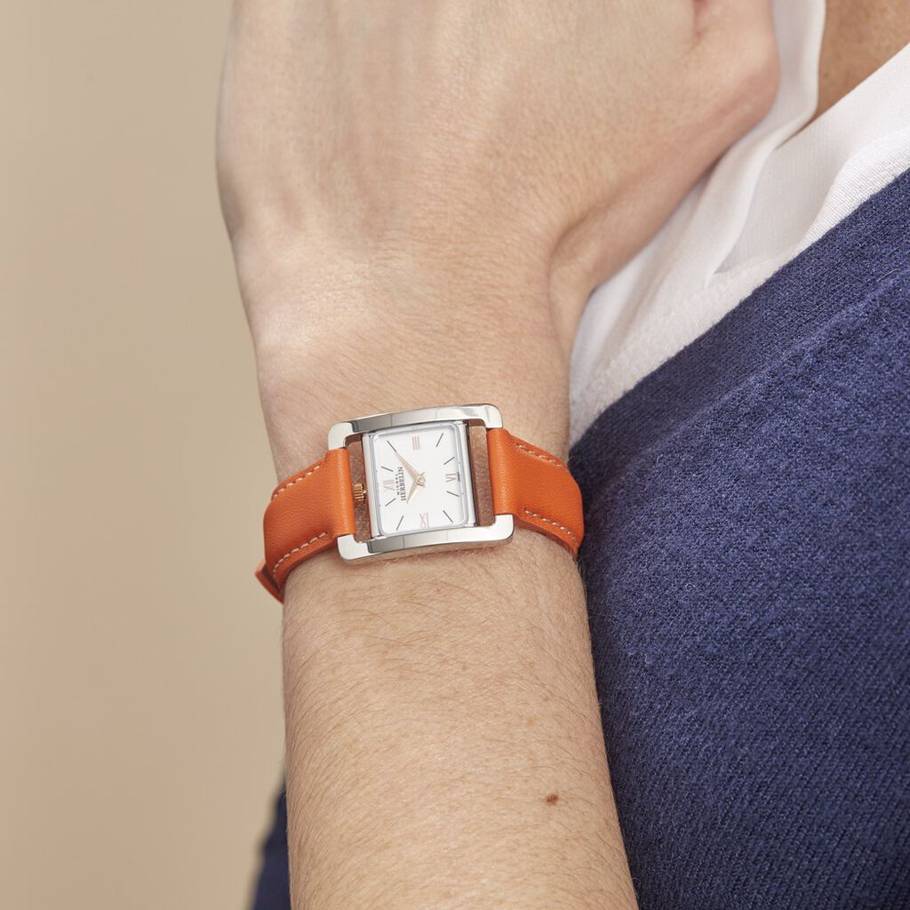 Montre Herbelin 5Eme Avenue Blanc - Montres Femme | Histoire d’Or