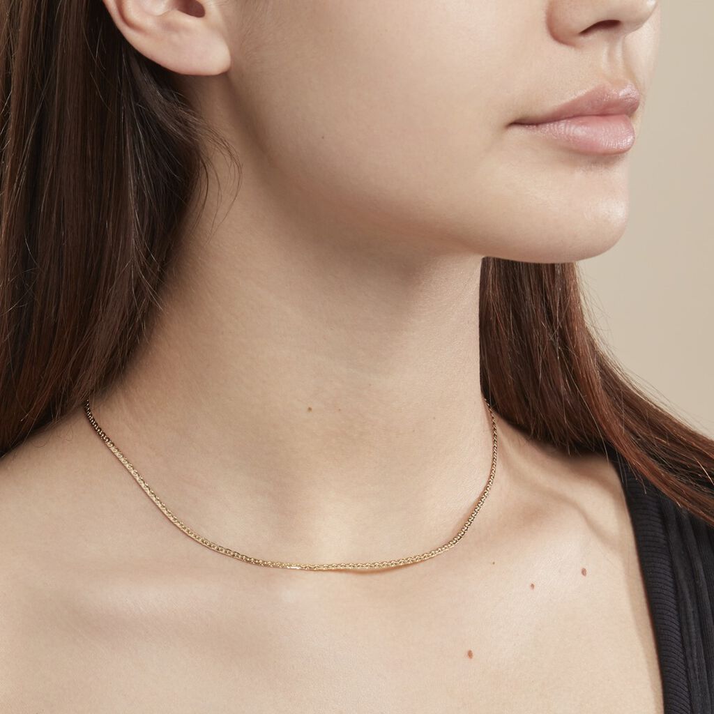 Collier Ivy Maille Haricot Or Jaune - Chaines Femme | Histoire d’Or