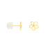 Boucles D'oreilles Puces Philine Fleur Or Jaune - Clous d'oreilles Femme | Histoire d’Or