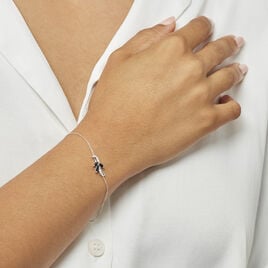 Bracelet Angie Or Blanc Saphir Diamant - Bracelets Femme | Histoire d’Or