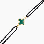 Bracelet Lucky Gems Or Jaune Malachite - Bracelets cordon Femme | Histoire d&rsquo;Or