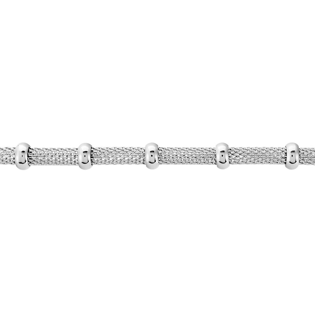 Bracelet Xara Acier Blanc - Bracelets chaîne Femme | Histoire d’Or
