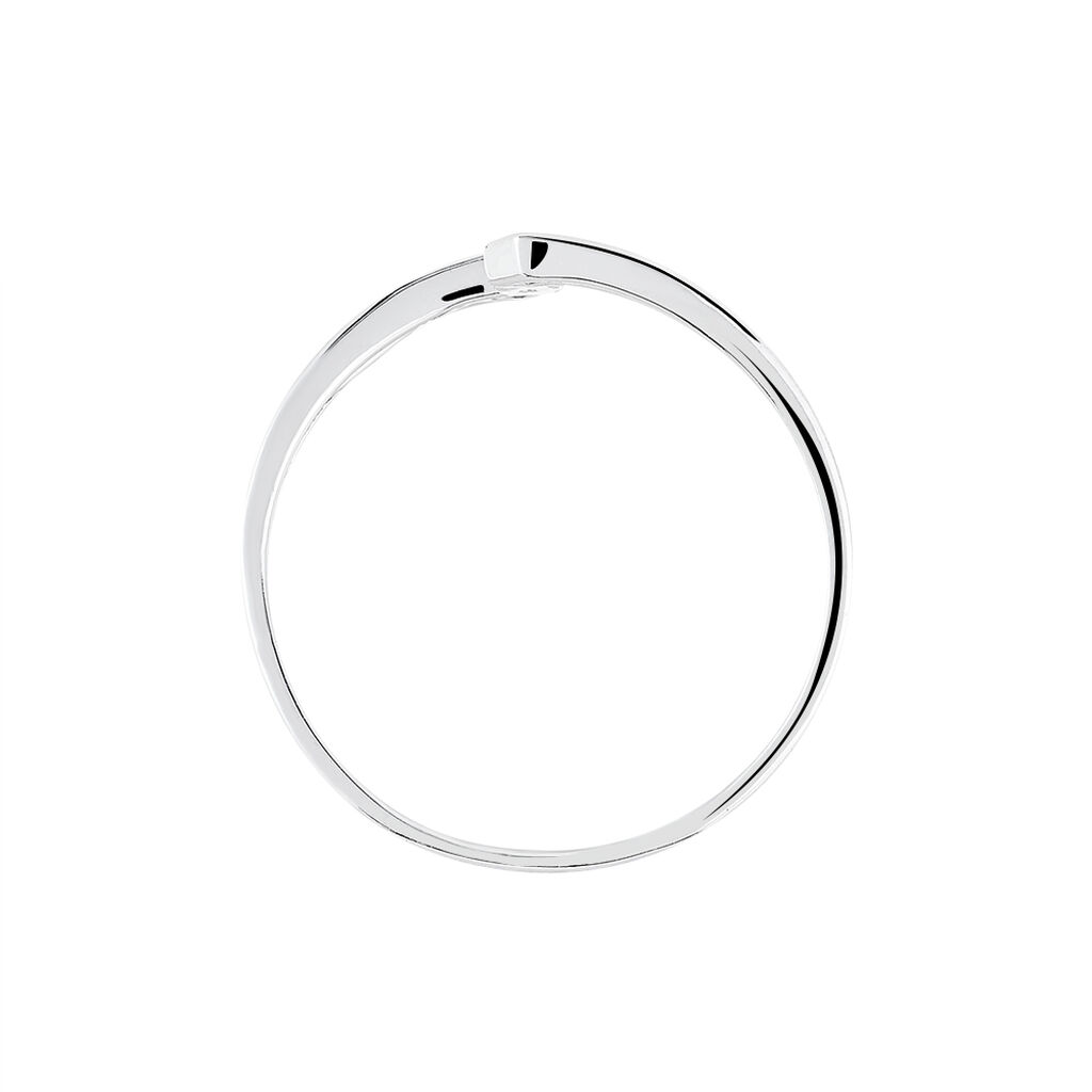 Bague Or Blanc Diamant - Bagues solitaires Femme | Histoire d’Or