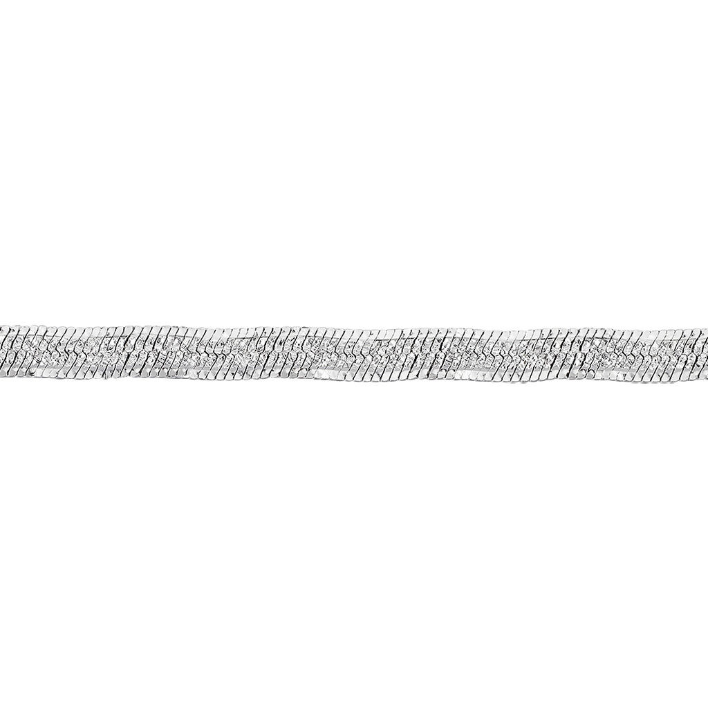 Collier Leonte Argent Blanc - Chaines Femme | Histoire d’Or