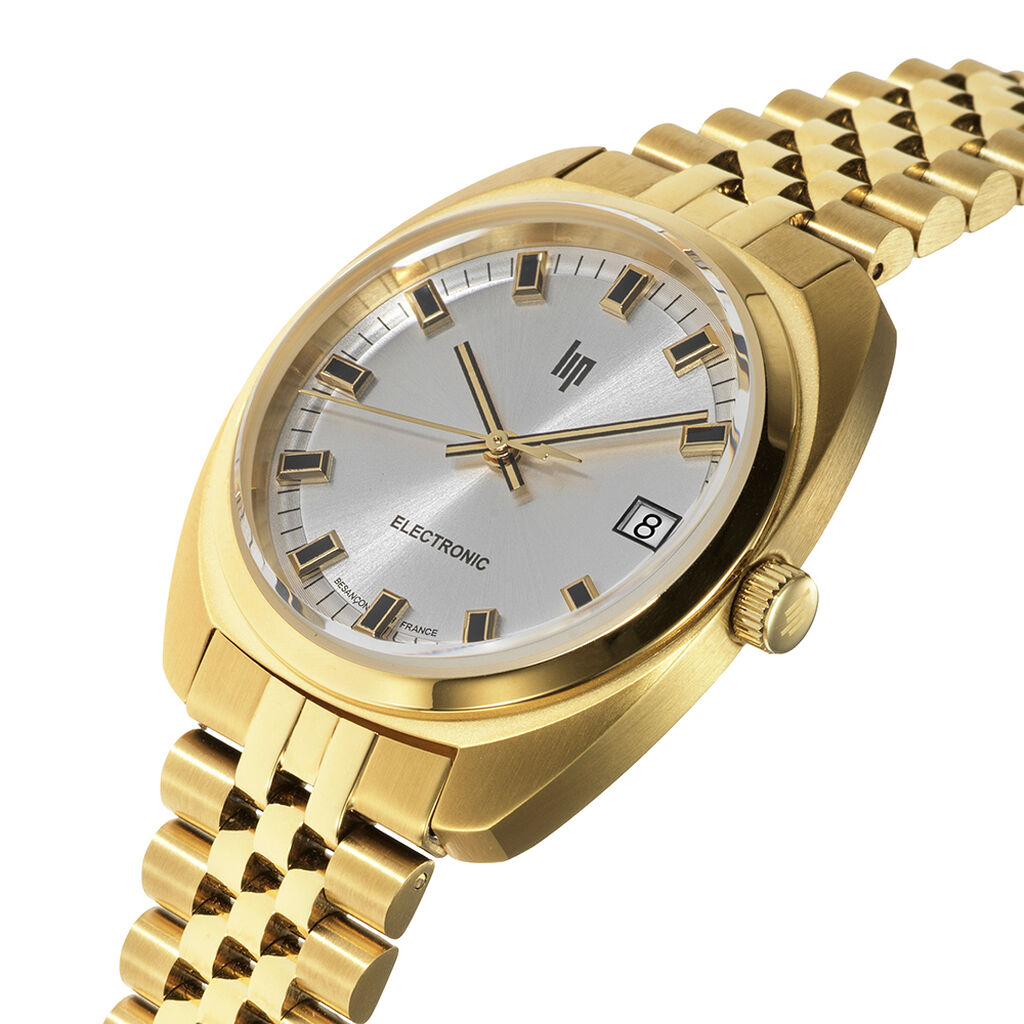 Montre Lip General De Gaulle 35 Argent&eacute; - Montres &eacute;tanches Unisex | Histoire d&rsquo;Or
