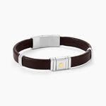 Bracelet Jourdan Cuir Marron - Bracelets Homme | Histoire d&rsquo;Or