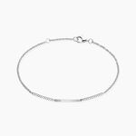 Bracelet Luciane Argent Blanc Oxyde De Zirconium - Bracelets Femme | Histoire d&rsquo;Or
