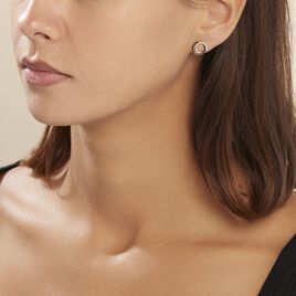 Boucles D'oreilles Or Jaune Tresha Diamants - Clous d'oreilles Femme | Histoire d’Or