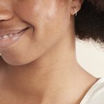 Cr&eacute;oles Bleona Or Bicolore - Boucles d'oreilles cr&eacute;oles Femme | Histoire d&rsquo;Or