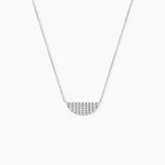 Collier Katia Argent Blanc Oxyde De Zirconium - Colliers fantaisie Femme | Histoire d&rsquo;Or