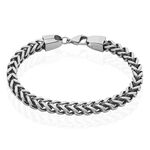 Bracelet Manuel Acier Blanc - Bracelets cha&icirc;ne Homme | Histoire d&rsquo;Or
