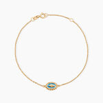 Bracelet Lueur Coloree Or Jaune - Bracelets Communion Famille | Histoire d&rsquo;Or