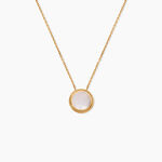 Collier Alyhana Plaqu&eacute; Or Jaune Nacre - Colliers Femme | Histoire d&rsquo;Or