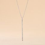 Collier Whitney Argent Blanc Oxyde De Zirconium - Colliers fantaisie Femme | Histoire d&rsquo;Or
