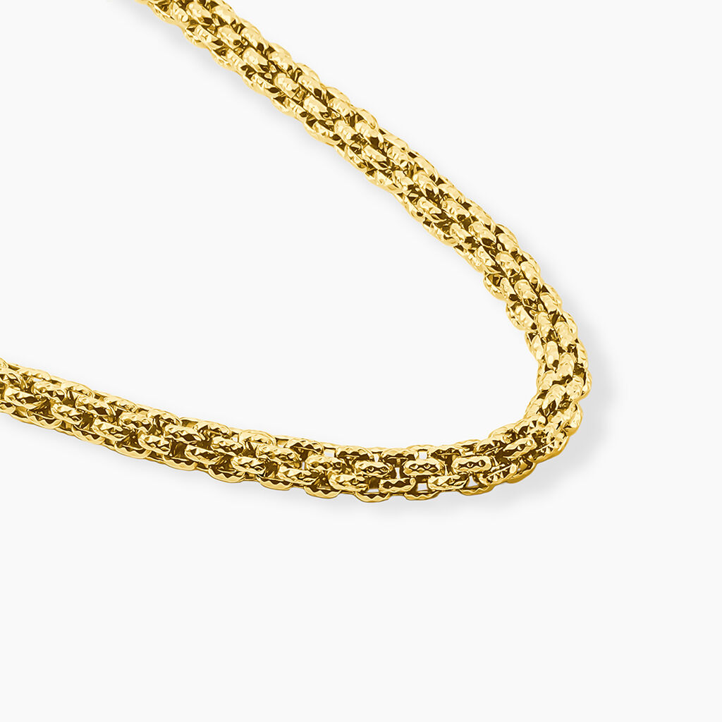 Collier Debbie Acier Jaune - Bijoux sans pierre Femme | Histoire d&rsquo;Or