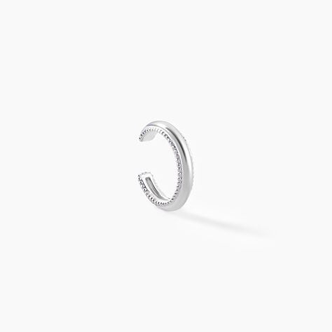 Bague D'oreille Unitaire Ollie Argent Blanc - Boucles d'oreilles fantaisie Femme | Histoire d&rsquo;Or