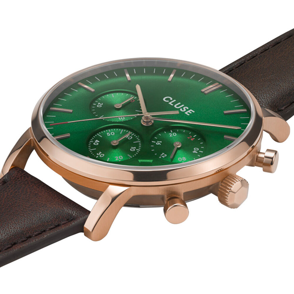 Montre fond vert hot sale homme