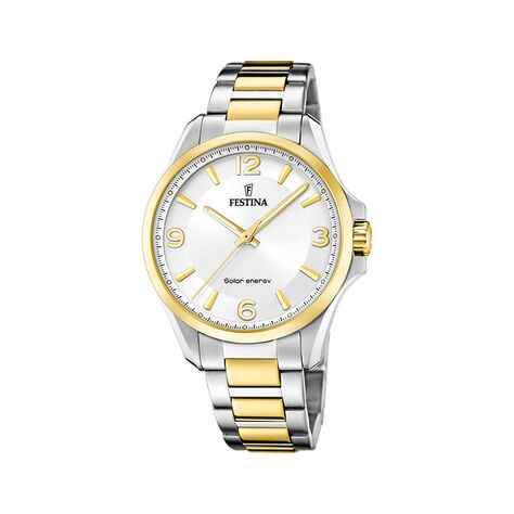 Montre Festina Solar Energy Argenté - Montres Homme | Histoire d’Or