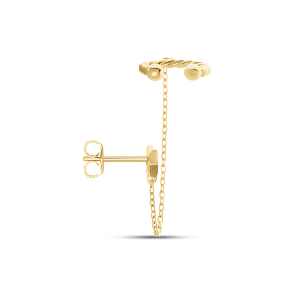 Bijou D'oreille Unitaire Plaqué Or Sweyn Oxyde De Zirconium - Boucles d'oreilles fantaisie Femme | Histoire d’Or