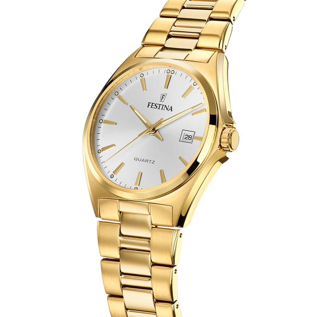 Montre Festina Classique Blanc - Montres Homme | Histoire d’Or