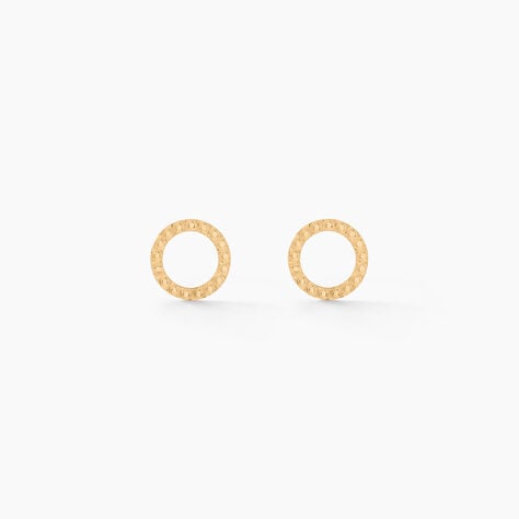 Boucles D'oreilles Puces Cesar Or Jaune - Clous d'oreilles Femme | Histoire d’Or