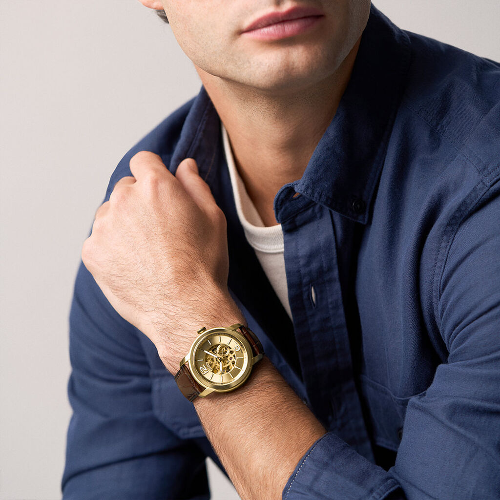 Montre Fossil Heritage Champagne - Montres Homme | Histoire d&rsquo;Or