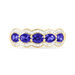 Bague Margaux Or Jaune Tanzanite Et Diamant - Bagues avec pierre Femme | Histoire d’Or