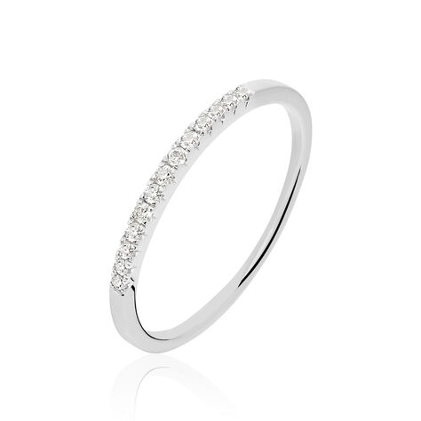 Alliance Pristina Or Blanc Diamant - Alliances Femme | Histoire d’Or