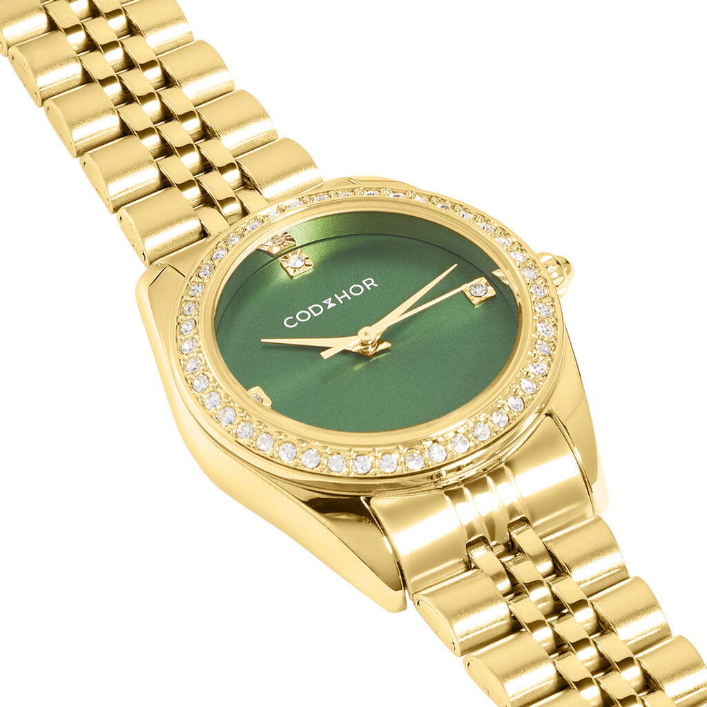 Montre Codhor Irina Vert - F&ecirc;te des m&egrave;res Femme | Histoire d&rsquo;Or