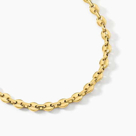 Collier Maille Acier Doré Cadia - Chaines Homme | Histoire d’Or