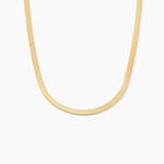 Collier Ivria Maille Heringbone Or Jaune - Chaines Femme | Histoire d&rsquo;Or