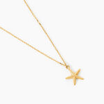 Collier Or Jaune Aenor Motif Etoile De Mer - Colliers Femme | Histoire d&rsquo;Or